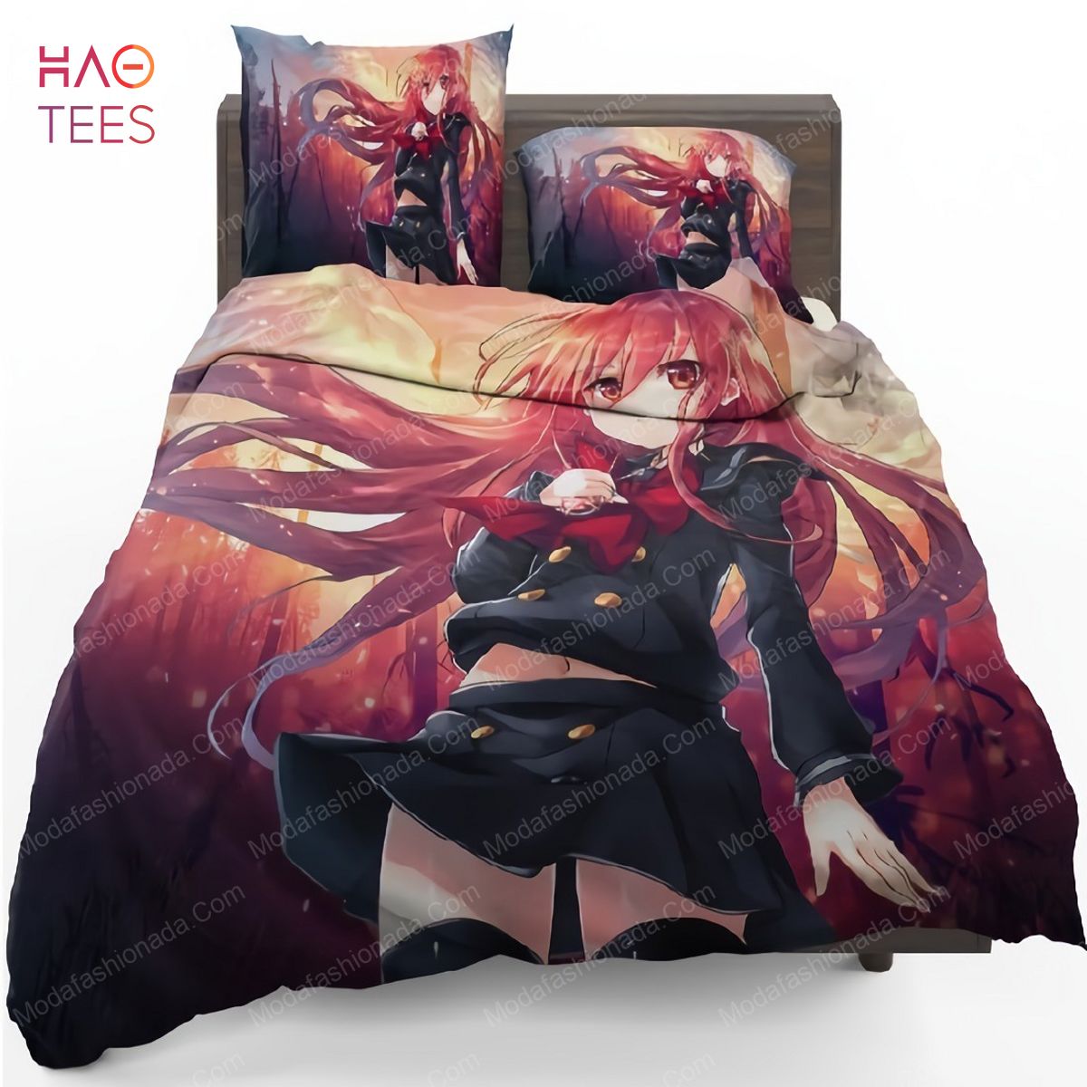 Girl Fire Angel Anime Bedding Sets Girl Fire Angel Anime Bedding Sets