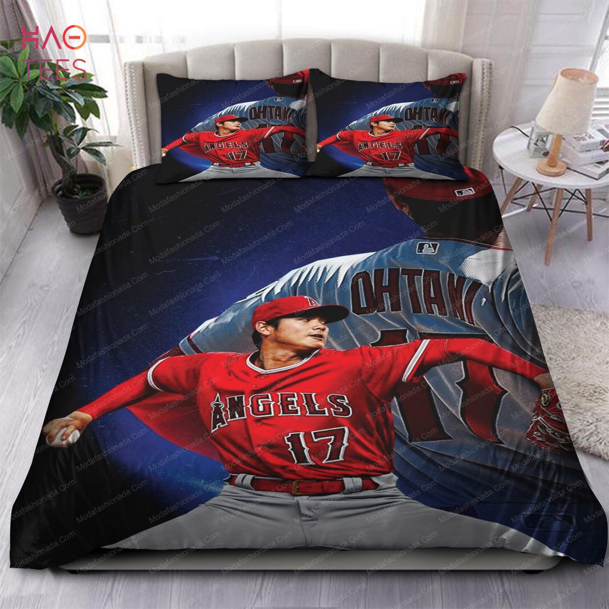 Japanese Shohei Ohtani Los Angeles Angels MLB Bedding Sets Limited Edition