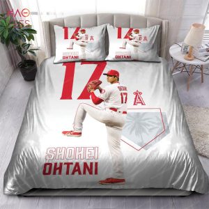 HOT Japanese Shohei Ohtani Los Angeles Angels MLB Bedding Sets POD Design