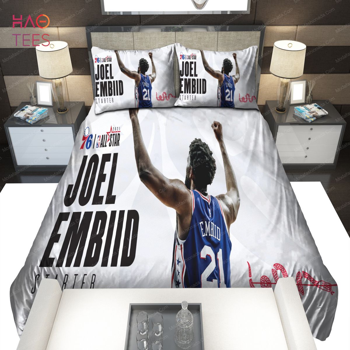 BEST Joel Embiid Philadelphia 76ers NBA Bedding Sets Limited Edition