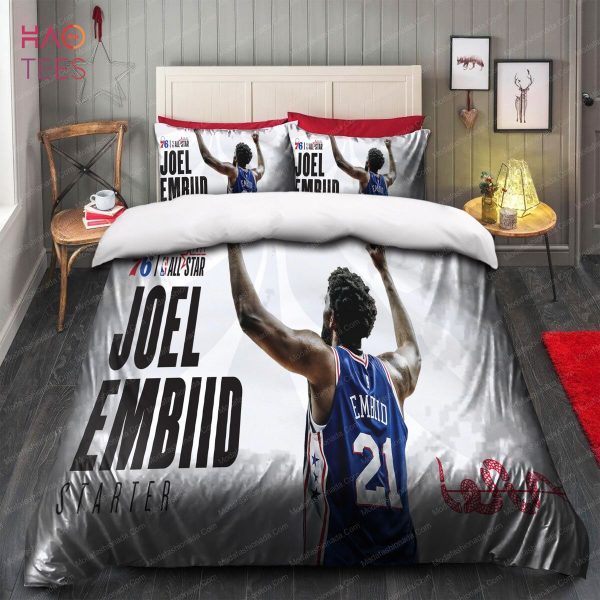 BEST Joel Embiid Philadelphia 76ers NBA Bedding Sets Limited Edition