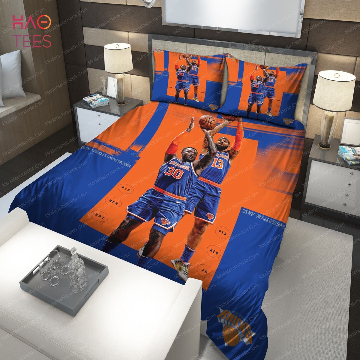 Julius Randle And Marcus Morris SR. New York Knicks NBA Bedding Sets Julius Randle And Marcus Morris SR. New York Knicks NBA Bedding Sets