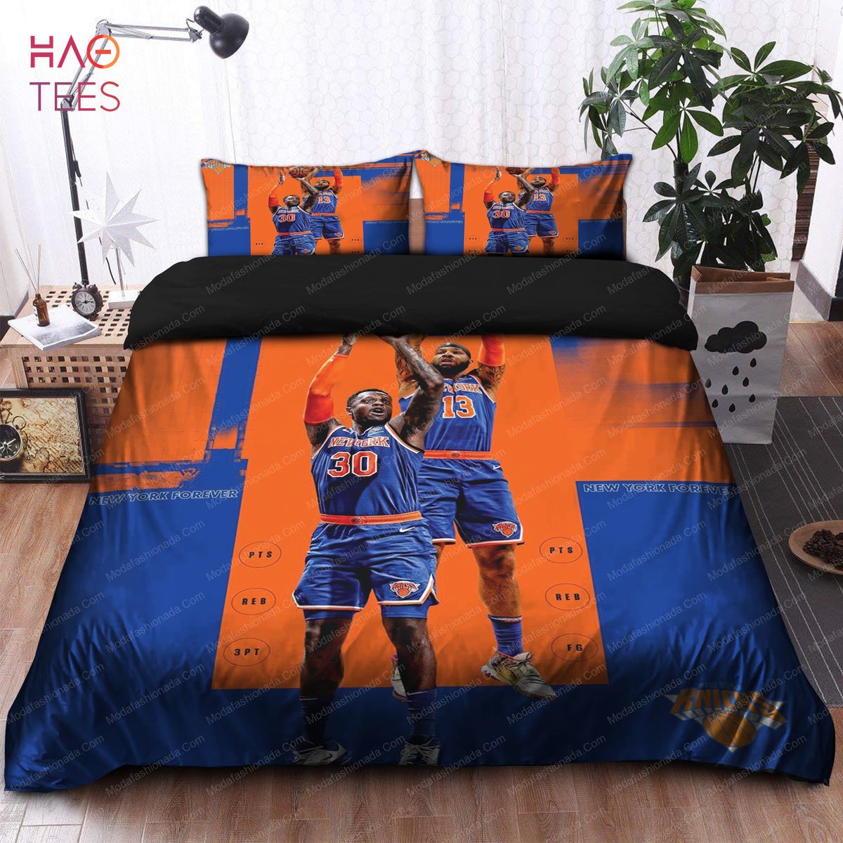 Julius Randle And Marcus Morris SR. New York Knicks NBA Bedding Sets Julius Randle And Marcus Morris SR. New York Knicks NBA Bedding Sets
