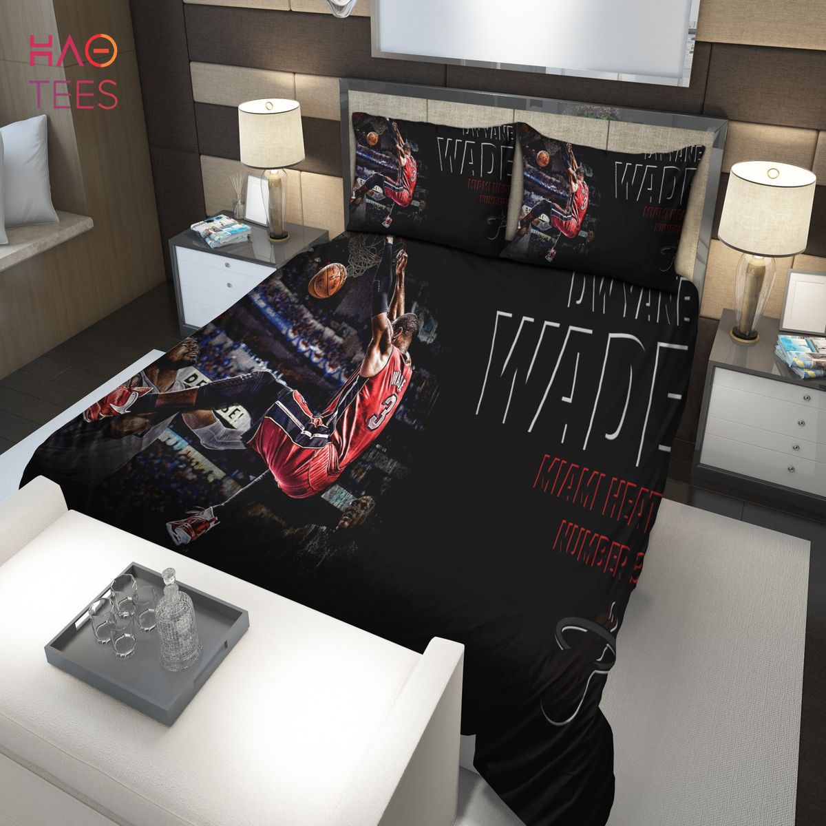 Legend Dwyane Wade Miami Heat NBA Bedding Sets Limited Edition Legend Dwyane Wade Miami Heat NBA Bedding Sets Limited Edition