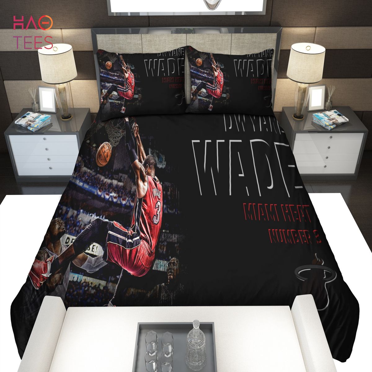 Legend Dwyane Wade Miami Heat NBA Bedding Sets Limited Edition Legend Dwyane Wade Miami Heat NBA Bedding Sets Limited Edition