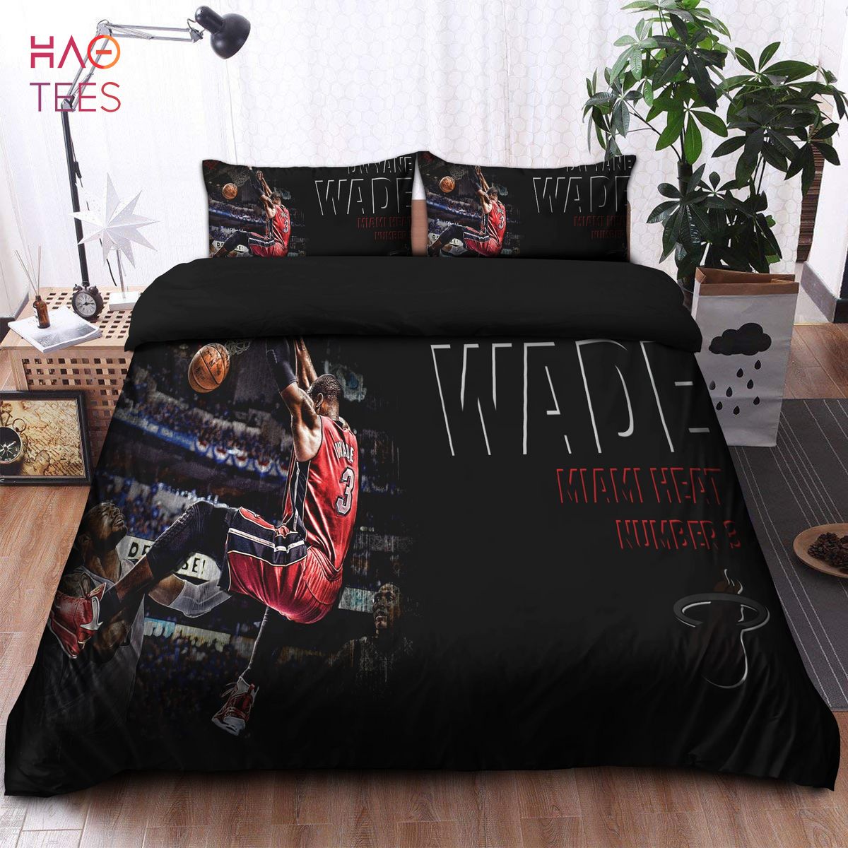 Legend Dwyane Wade Miami Heat NBA Bedding Sets Limited Edition Legend Dwyane Wade Miami Heat NBA Bedding Sets Limited Edition