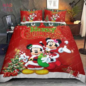 Mickey Mouse And Minnie Christmas Bedding Sets