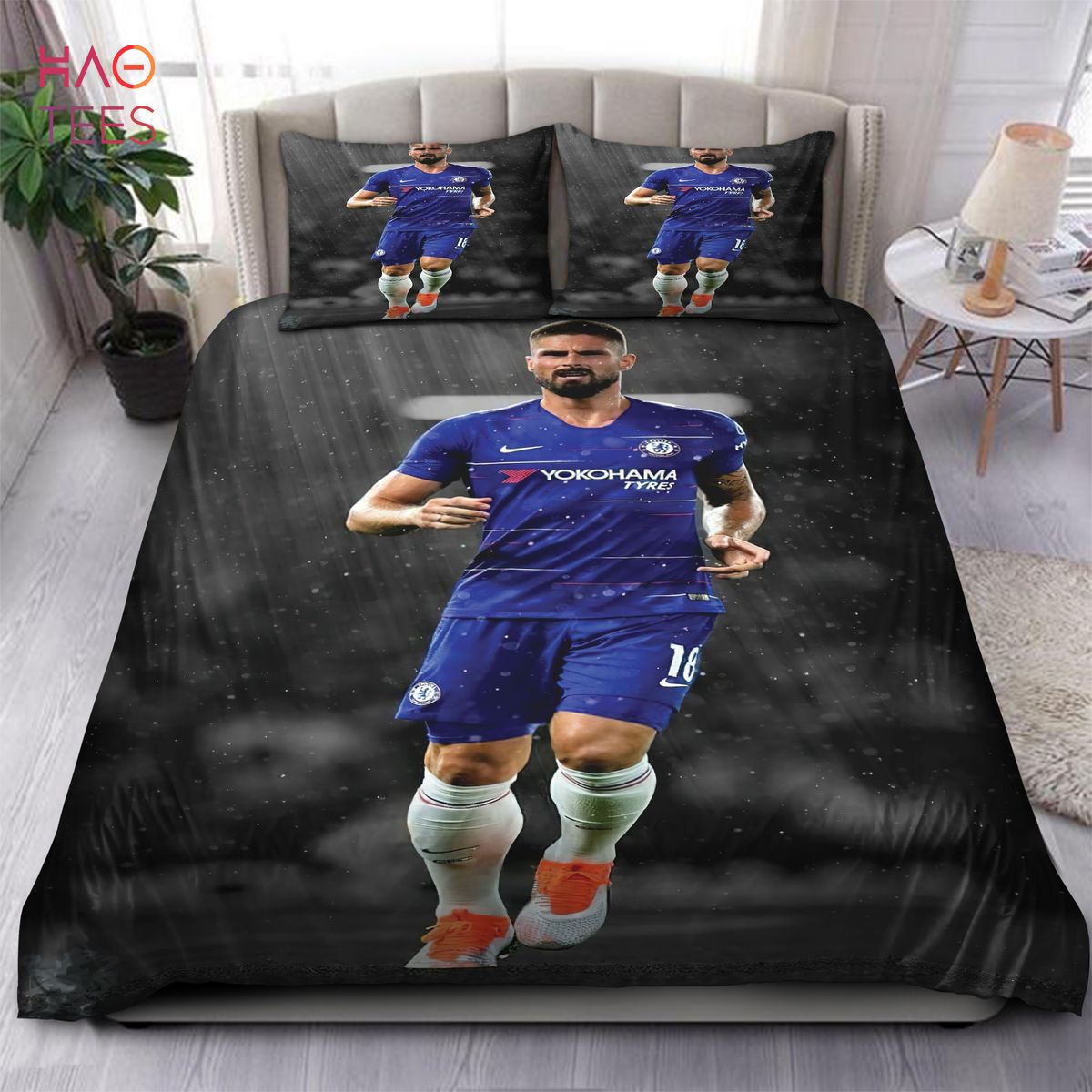 Olivier Giroud Chelsea EPL Bedding Sets Limited Edition Olivier Giroud Chelsea EPL Bedding Sets Limited Edition