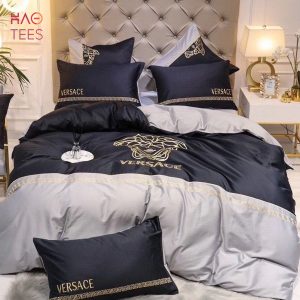BEST Versace French Limited Edition Gray Bedding Sets