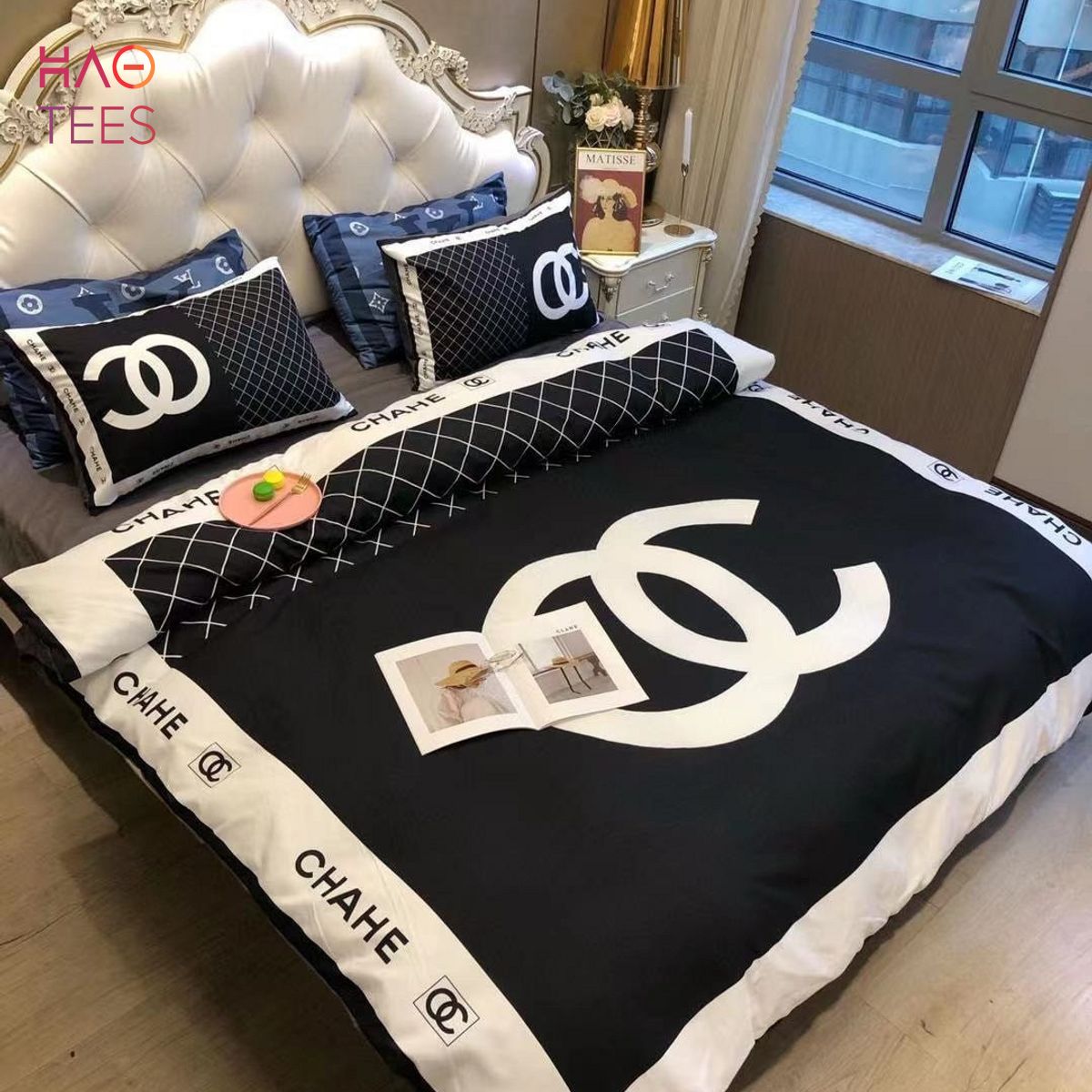 Chanel Black Luxury Color Bedding Sets