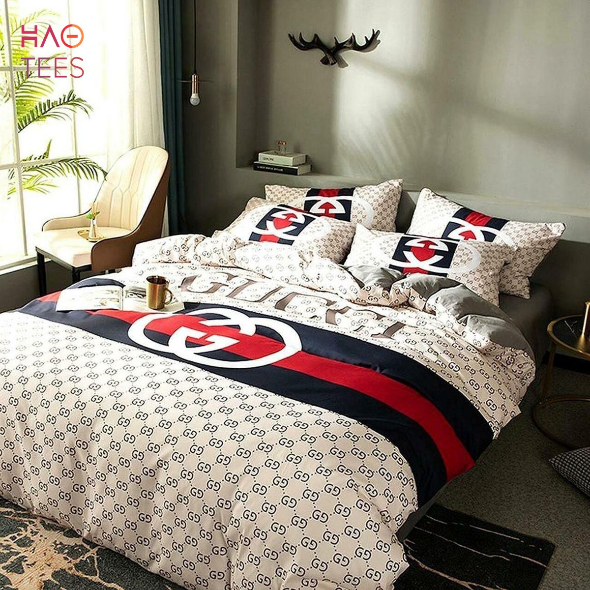 GC White Mix Luxury Color Bedding Sets POD Design Luxury Store