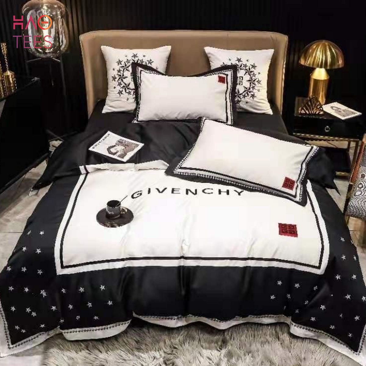 Givenchy Luxury Brand Bedding Sets POD Design