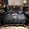 HOT] LV Black Luxury Brand Bedding Sets Limited Edition