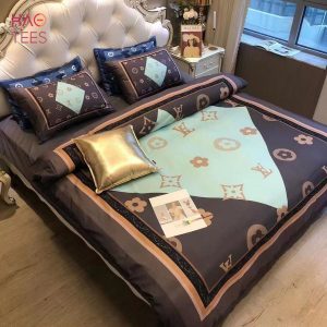 LV French Limited Edition Brown Bedding Sets Trend
