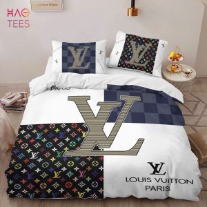 LV Luxury Brand 3D Personalized Customized Bedding Sets POD Design
