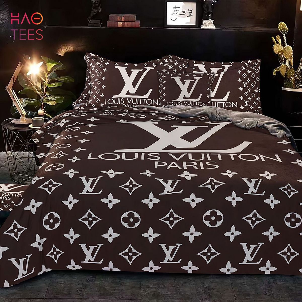 LV Paris Luxury Brand Bedding Sets POD Design