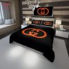 Orange Italian Luxury Brand Inspired 3D Personalized Customized Bedding Sets