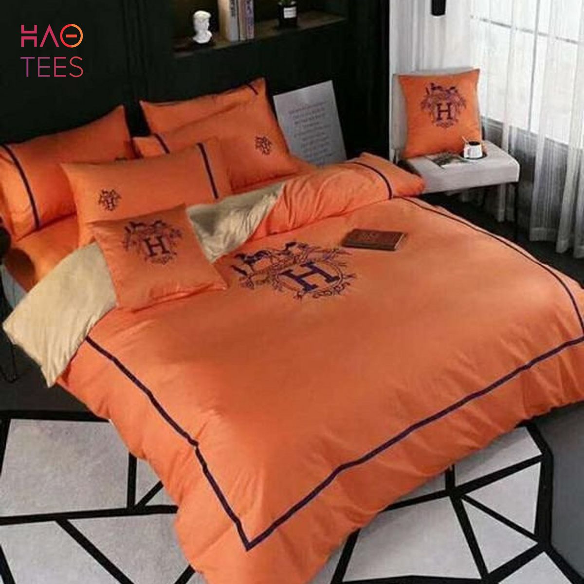 Orange Paris Luxury Brand Bedding Sets