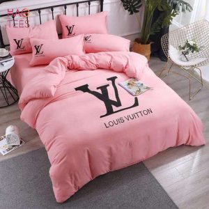 TRENDDING Louis Vuitton Pink Luxury Color Bedding Sets