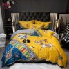 [AVAILABLE] Blue Luxury Brand Inspired 3D Personalized Customized Bedding Sets