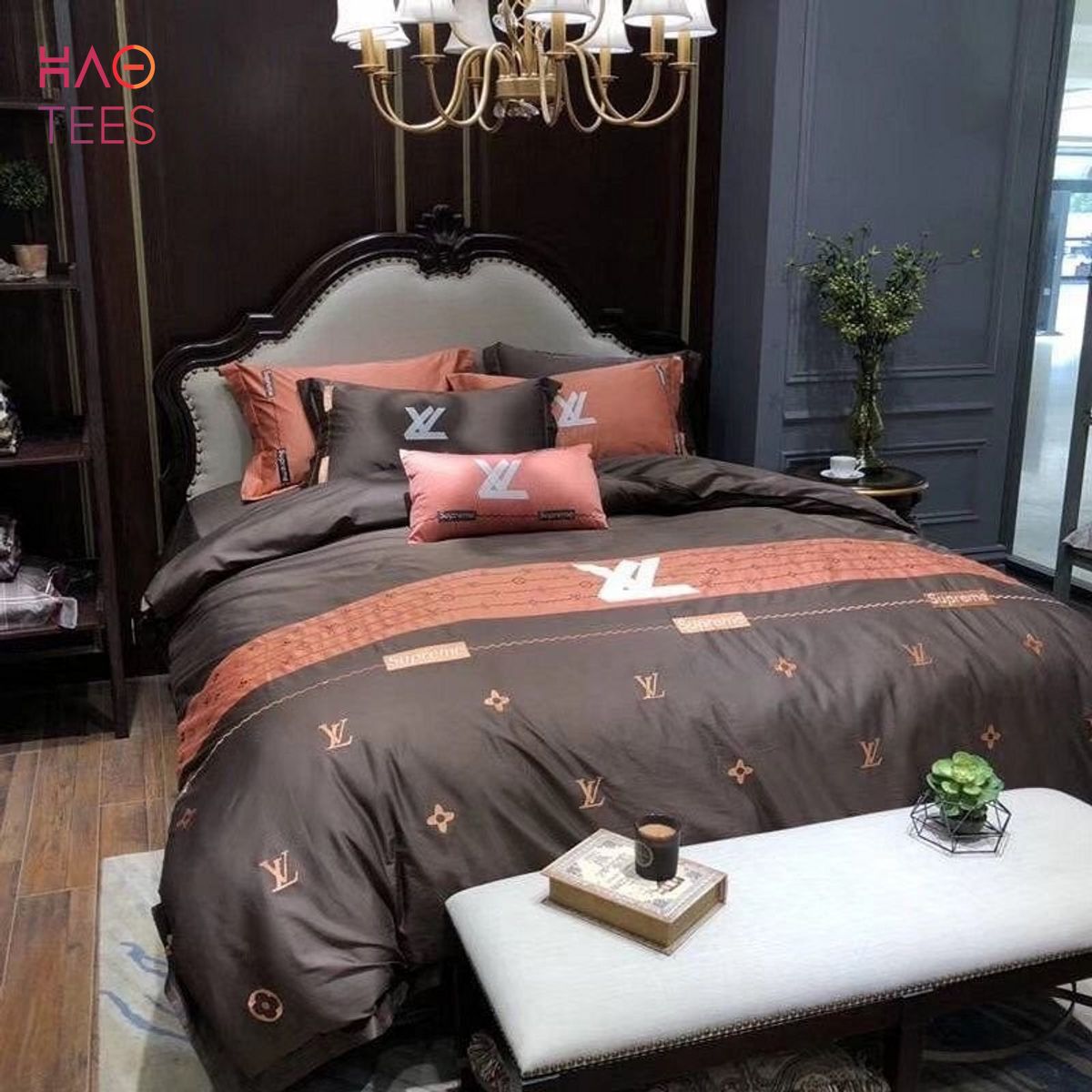 [AVAILABLE] LV Mix Luxury Color Bedding Sets POD Design Luxury Store