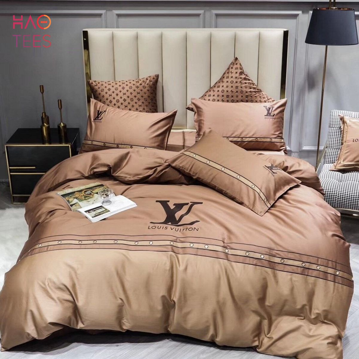 [BEST] Louis Vuitton French Limited Edition Brown Bedding Sets Luxury Store