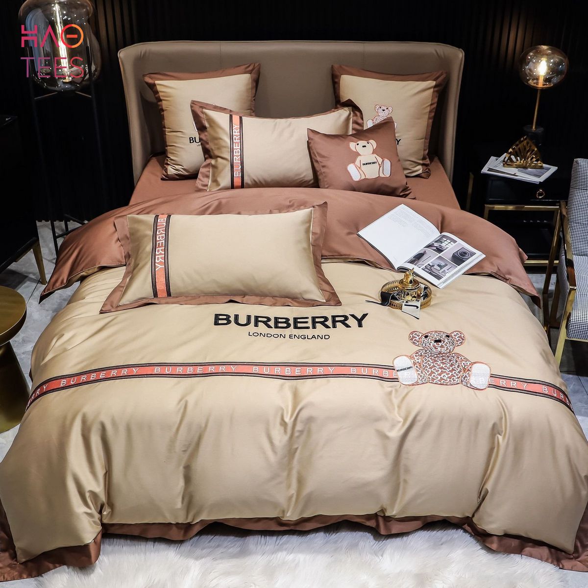 [SALE] Gucci Caro Fashion Logo Premium Luxury Brand High-End Bedding Set LV Home Decor Luxury Store