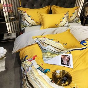 [NEW] Horse Yellow Luxury Brand Inspired 3D Personalized Customized Bedding Sets