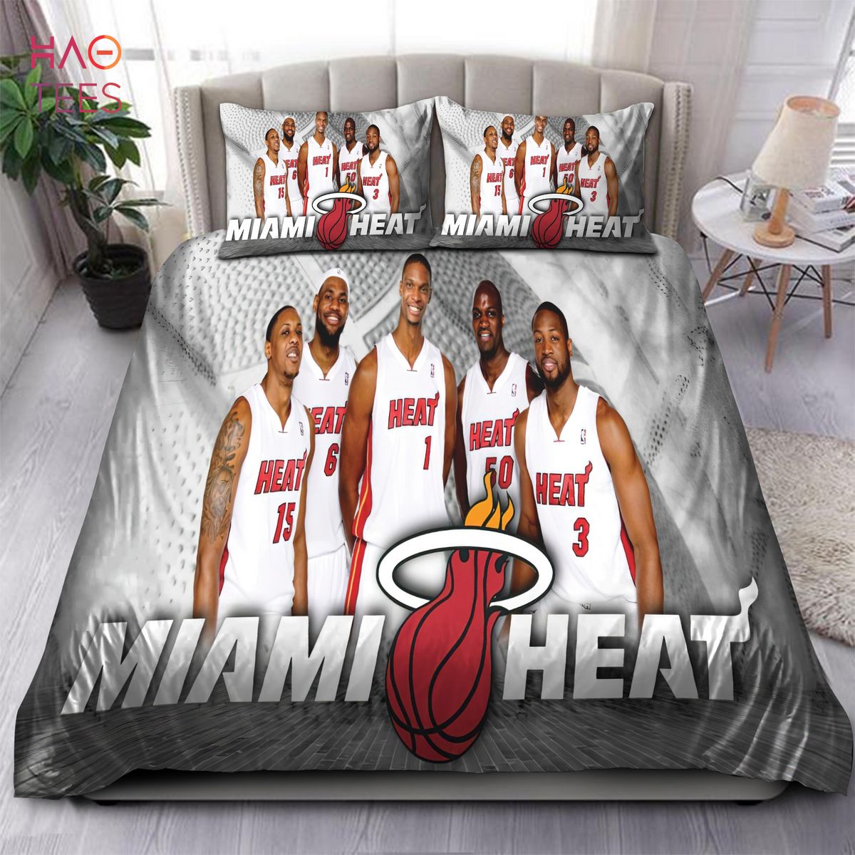 2015 Roster Miami Heat NBA Bedding Sets