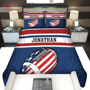 American Football Custom Name Bedding Sets