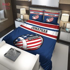 American Football Custom Name Bedding Sets