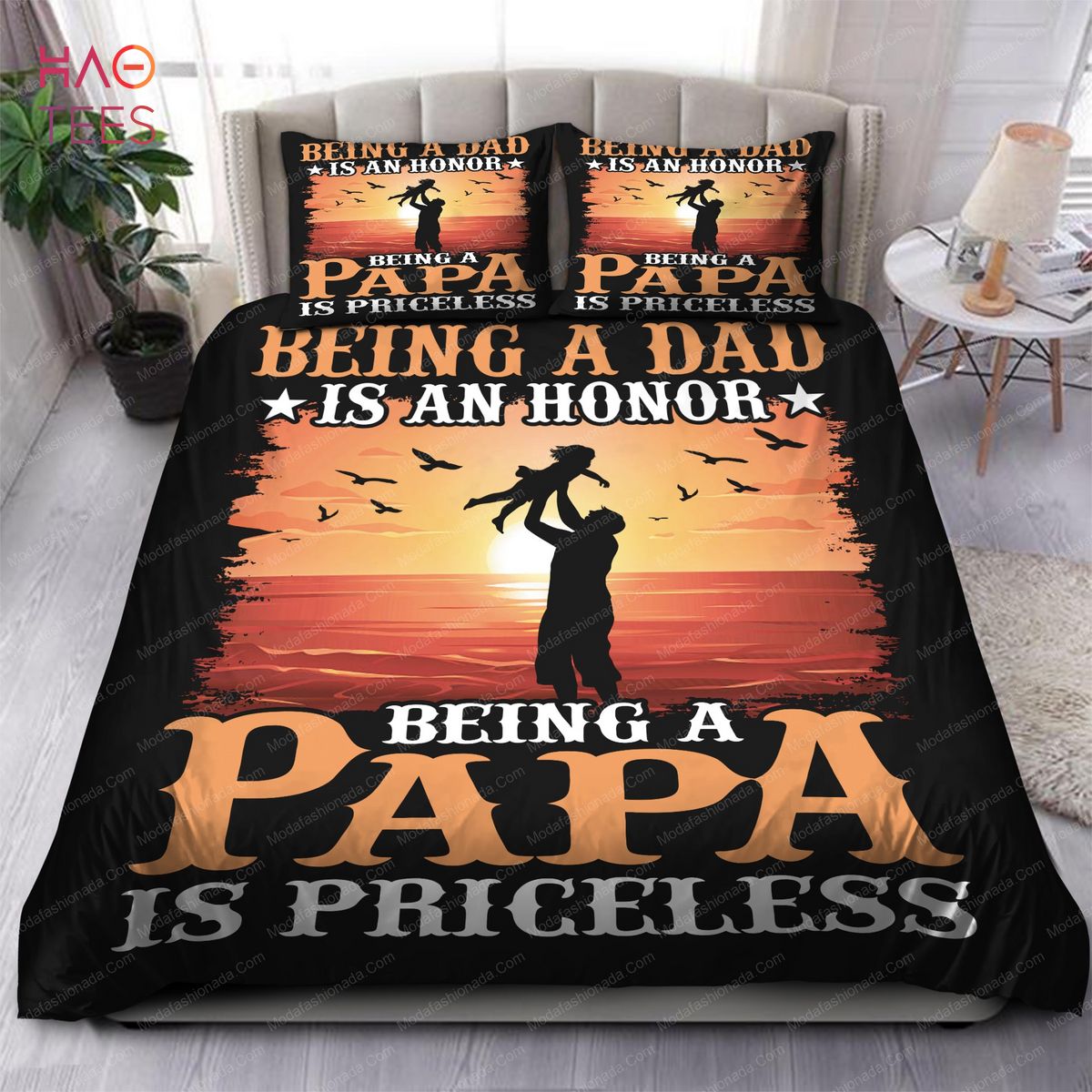 Being A Dad Is An Honor Being A Papa Is Priceless Bedding Sets Being A Dad Is An Honor Being A Papa Is Priceless Bedding Sets