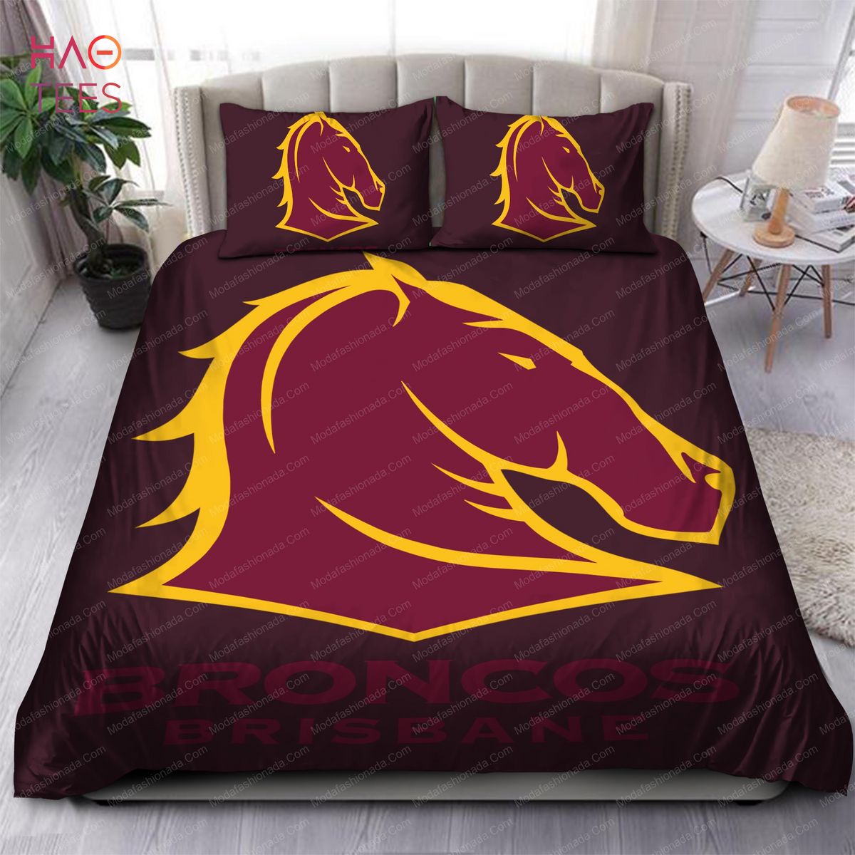 Brisbane Broncos Logo Bedding Sets Brisbane Broncos Logo Bedding Sets