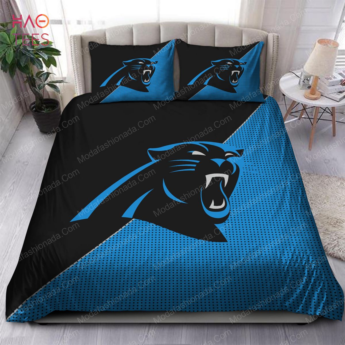 Carolina Panthers Logo Bedding Sets