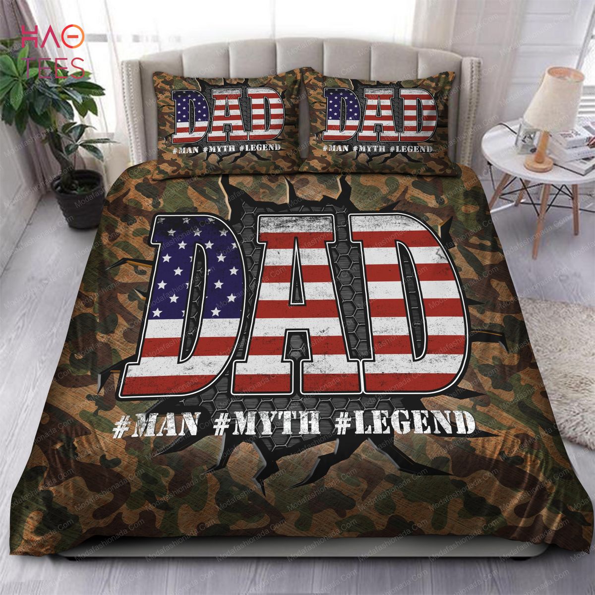 Dad Man Myth Legend Camoflage Bedding Sets Dad Man Myth Legend Camoflage Bedding Sets