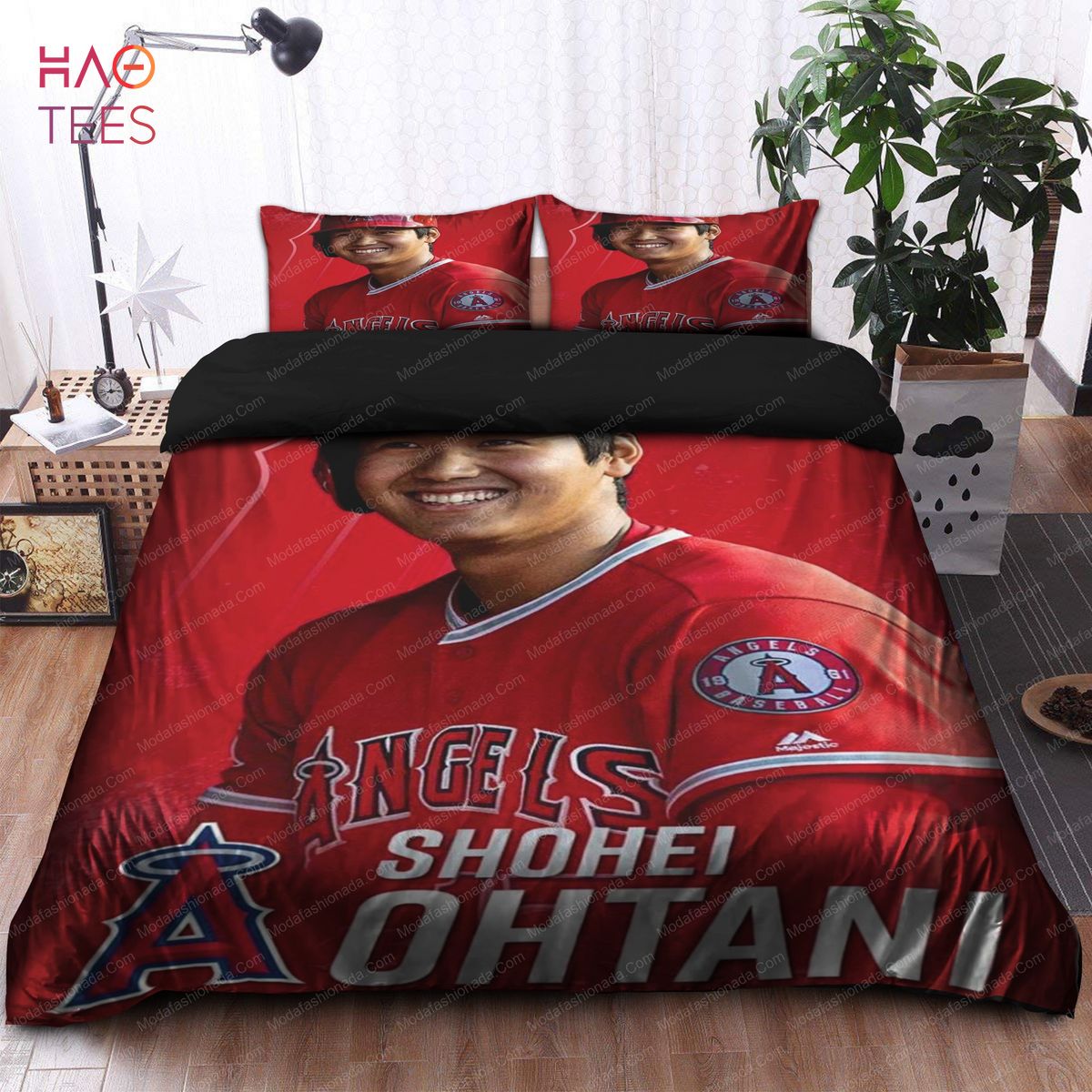 Japanese Shohei Ohtani Los Angeles Angels MLB Bedding Sets