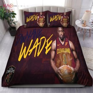 Legend Dwyane Wade Cleveland Cavaliers NBA Bedding Sets