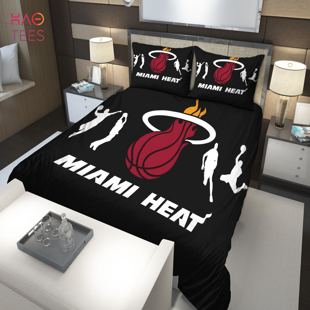 NEW Logo Miami Heat NBA Bedding Sets
