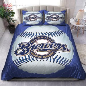Logo Milwaukee Brewers MLB Luxury Bedding Sets