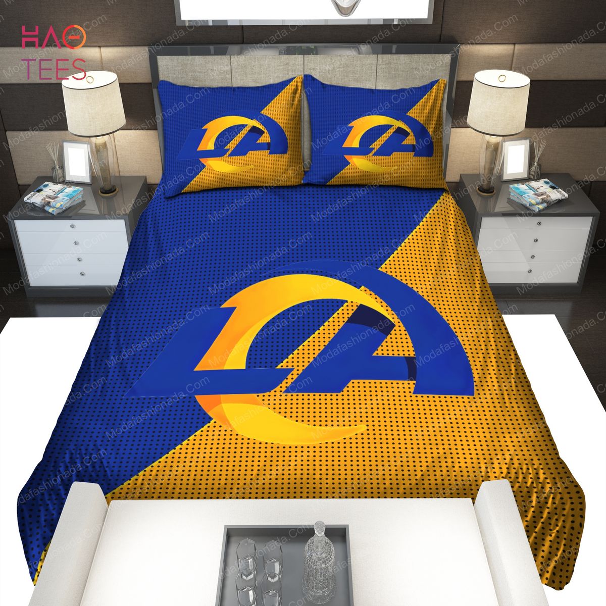 Los Angeles Rams Logo Bedding Sets