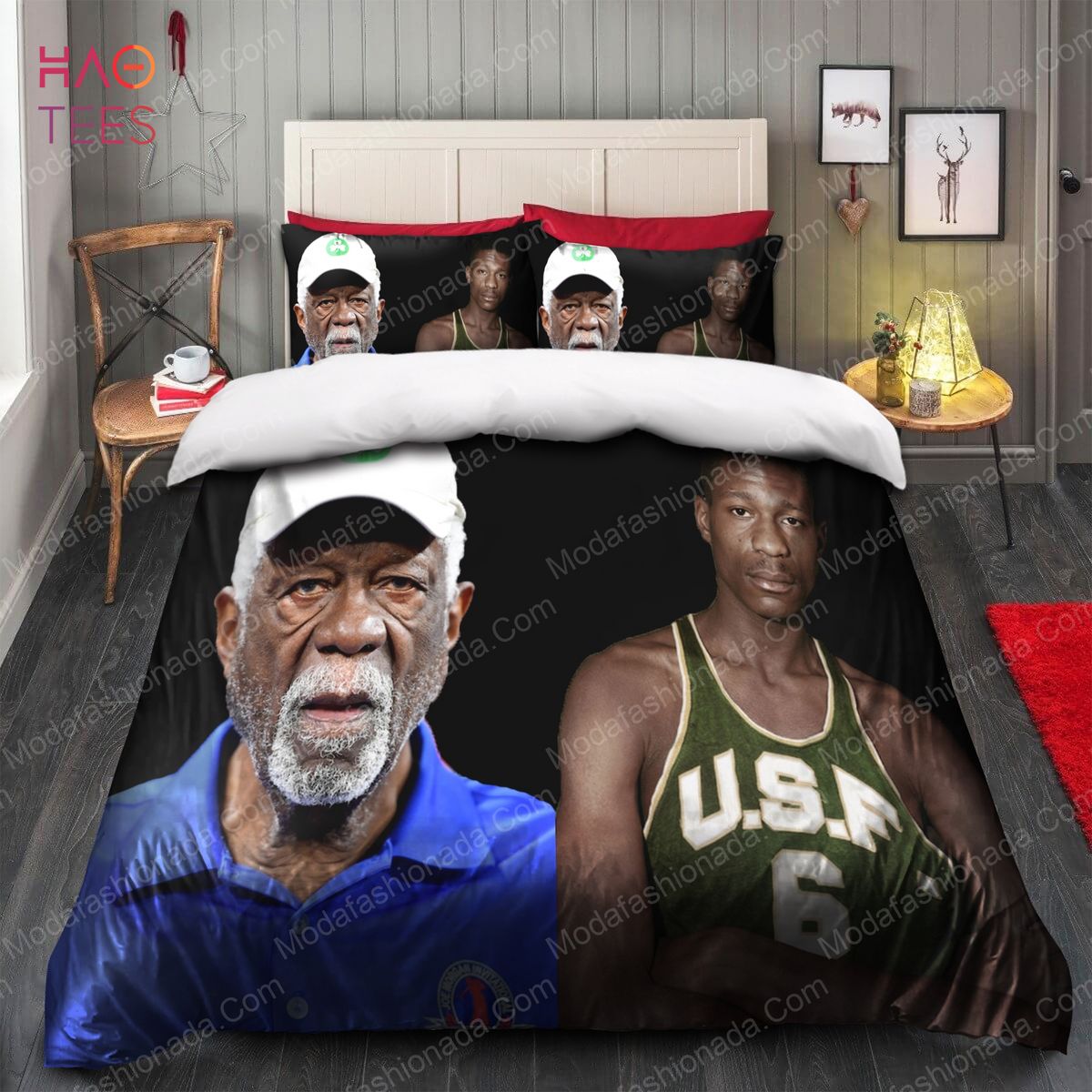 R.I.P. Basketball Legend Bill Russell Bedding Sets R.I.P. Basketball Legend Bill Russell Bedding Sets