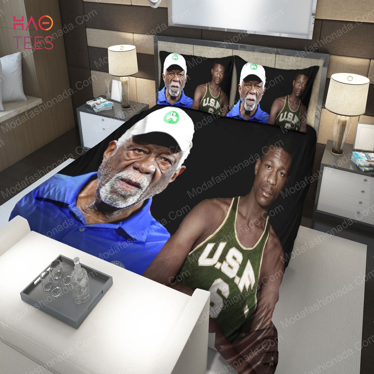R.I.P. Basketball Legend Bill Russell Bedding Sets R.I.P. Basketball Legend Bill Russell Bedding Sets