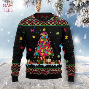 Autism Pine Ugly Christmas Sweater