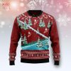 Bear Candy Cane Ugly Christmas Sweater
