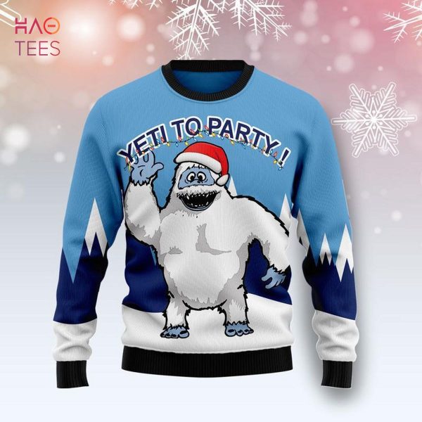 Bigfoot Party Ugly Christmas Sweater