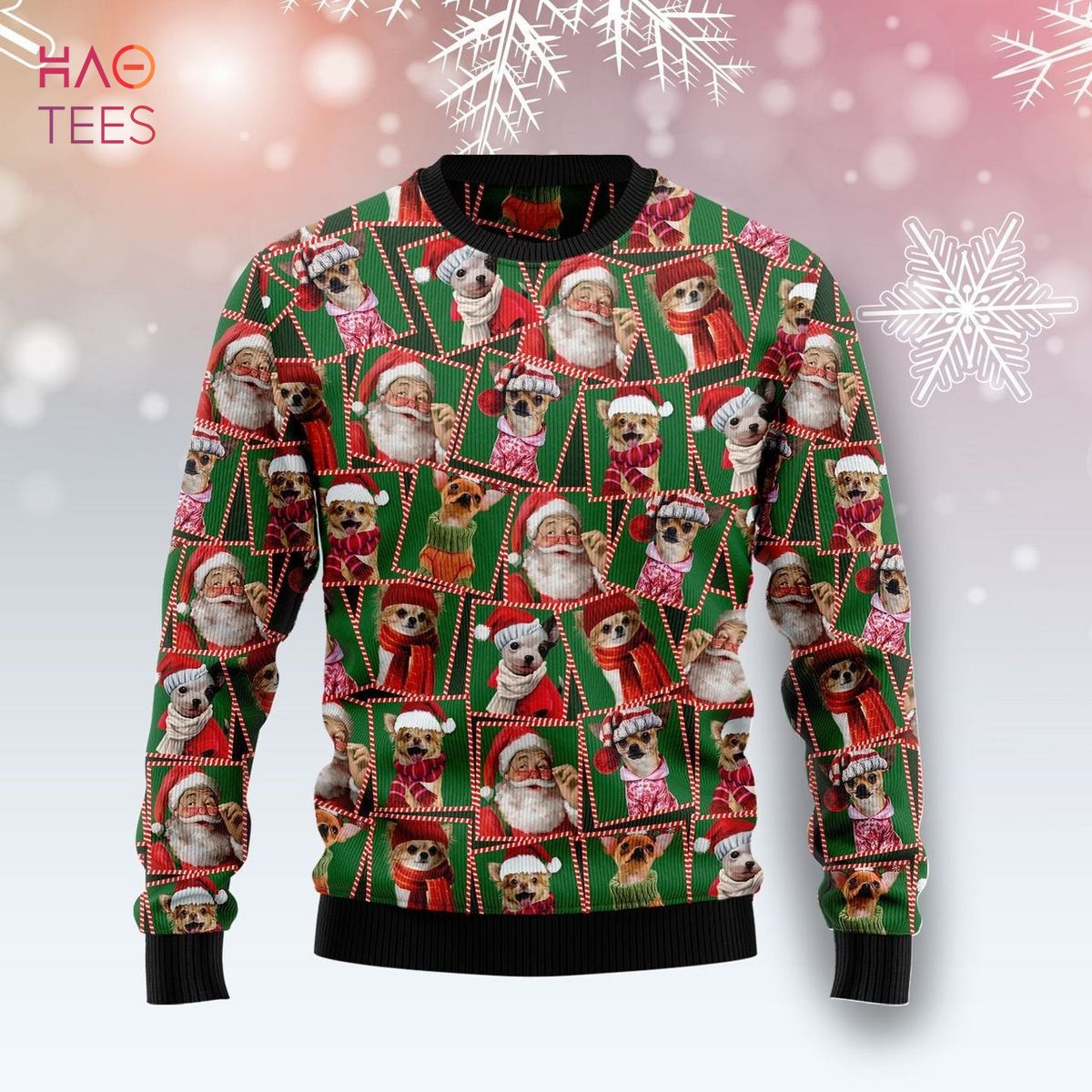 Chihuahua Santa Clau Ugly Christmas Sweater Chihuahua Santa Clau Ugly Christmas Sweater