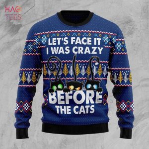 Crazy Cat Ugly Christmas Sweater