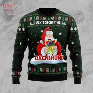 Dachshund Dog Gift Ugly Christmas Sweater