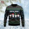 Deer Santa Just Bring Cows Ugly Christmas Sweater