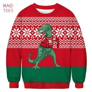 Dinosaur Christmas Ugly Christmas Sweater
